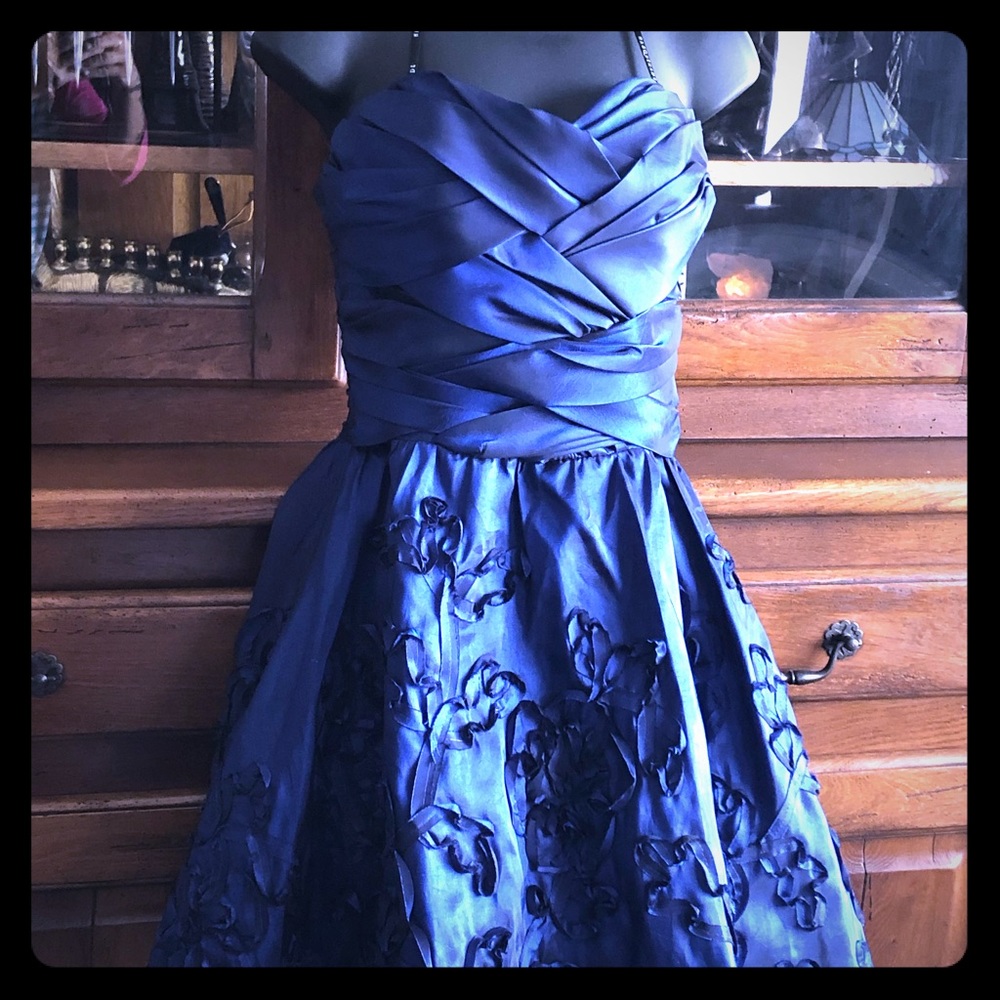 Midnight Blue Cocktail Dress